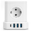 Steckdosenleiste 5xAC 3xUSB 1xUSB-C SPS-C02W