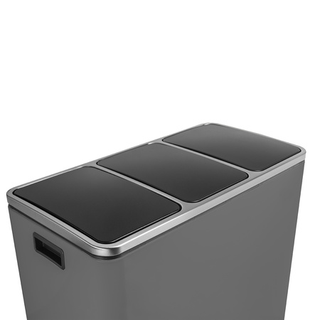 Funky Trash Can Gray Black Spacetronik Potrójny