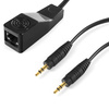 Audio 3.5mm Klinkenstecker-Verlängerung mit LAN SPA-A02