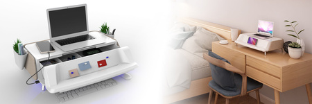 Podstawka do monitora z UV Spacetronik SPP-UVGR