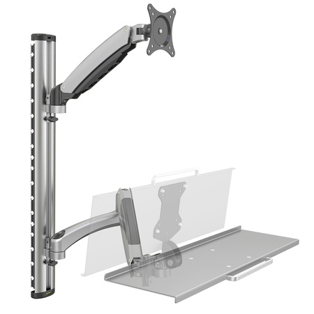 Uchwyt ścienny do monitora i klawiatury SPAW120