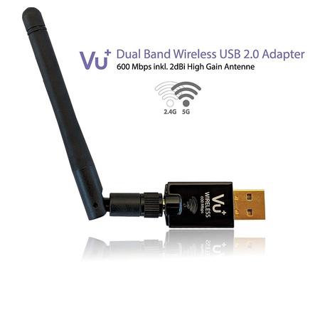 VU+ WiFi-Adapter 600mbps 24 GHz 5GHz