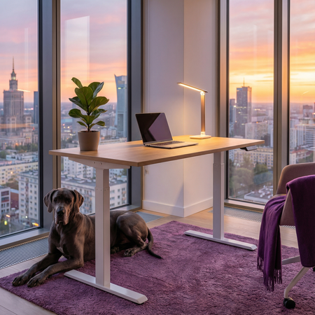 Spacetronik SPE-114RW electric desk stand