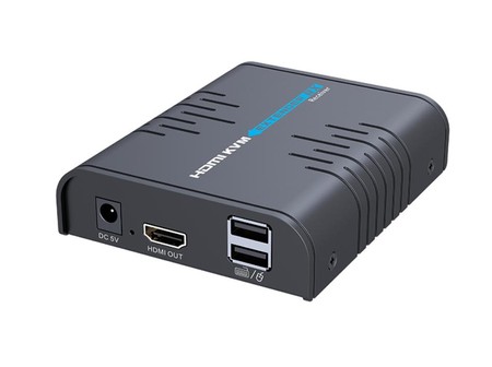 Prevodník HDMI na IP + prijímač KVM USB - RX