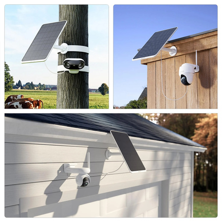 Panel solarny 12W do kamer Reolink czarny 4m