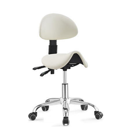 Ergonomiczny hoker regulowany SELLA 1 biały