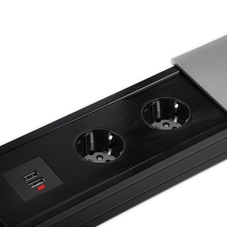 Spacetronik SPS-S24S V2 slider tabletop socket