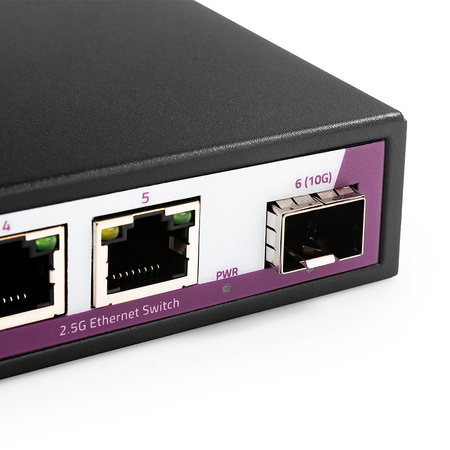 SWITCH 5 RJ45 2.5G ports + 1x SFP port SP-SGR105S
