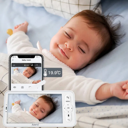 Niania elektroniczna z ekranem Arenti AInanny B2