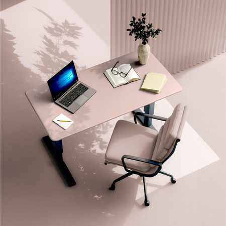 Blat MDF malowany proszkowo 140x70x2.5 Dusty Rose