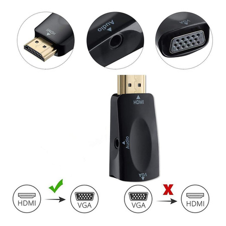 HDMI to VGA + audio converter SPH-VA03