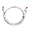 RJ45 CAT 6 S/FTP AWG27 LSZH Kabel weiß 1m