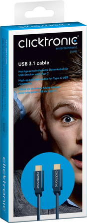 CLICKTRONIC USB-C - HDMI 2.0 4K 60Hz 2m kabel