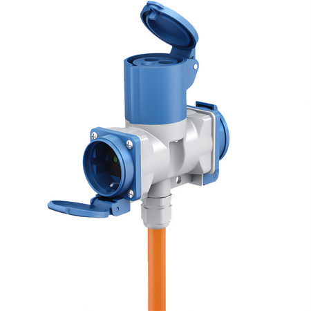 EV charging adapter plug AC 23kW 230V 10A LAPP