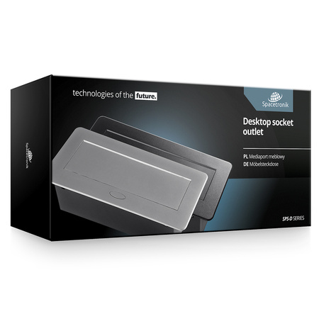 Spacetronik SPS-D33S openable countertop socket