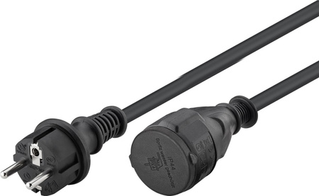 Przedłużacz kabel elektr z uziemieniem Goobay 10m