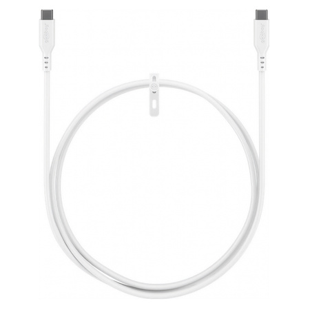 Kabel USB-C 2.0 Goobay silikonowy biały 1.5m