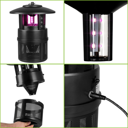 Lampa UV na owady stojąca/wisząca 5W VAYOX VA0195