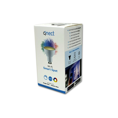 Inteligentna żarówka WiFi Qnect QN-WB02 GU10 RGB