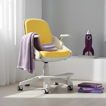 Fotel obrotowy dziecięcy Spacetronik XD SPC-XD10Y Żółte