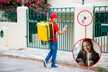 HomeGuard AI outdoor 2K WiFi camera HGWOB-256