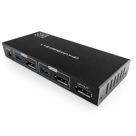 Spacetronik SPD-KVM23 8K 60Hz USB + DP KVM přepínač