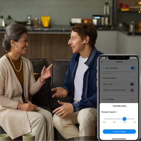 Timekettle W4 tłumacz słuchawki offline złote