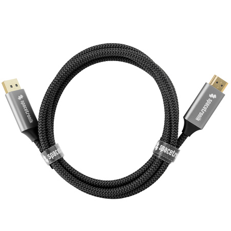 HDMI 4K 60Hz DP kábel Spacetronik KDH-SPA020 2m