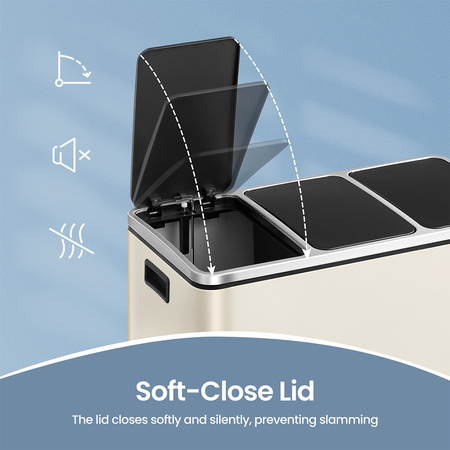 Funky Trash Can Gold Black Spacetronik Potrójny