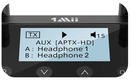 B03+ Vysílač Bluetooth s LCD displejem 50 m