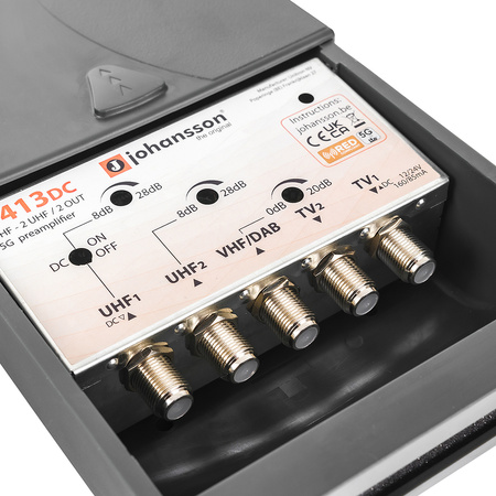 Johansson 7413DC mast crossover / 2x OUT