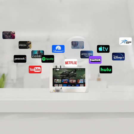 Telewizor lustro naścienne łazienkowe 24" Smart TV