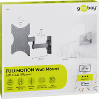 Goobay BASIC FULLMOTION S 23"-42" 15kg TV-Halterung