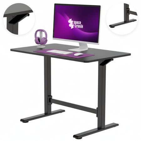 Spacetronik Moris 100BB 120x60 pneumatic desk