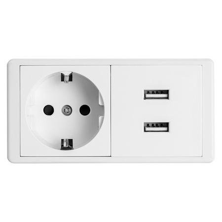 Gniazdo podłogowe otwierane Spacetronik SPS-W24S_S3