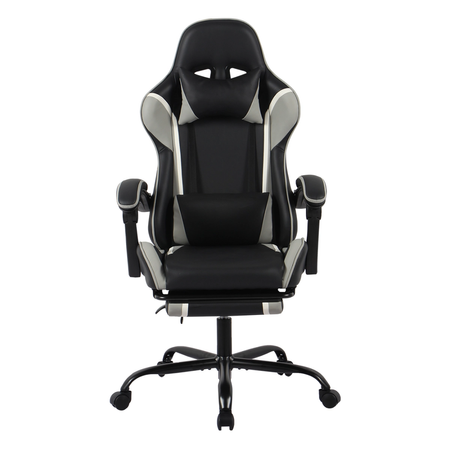 Zestaw do nowoczesnego biura: biurko elektryczne + fotel + szafka szary