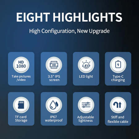 Kamera inspekcyjna endoskop 1m Noyafa NF-615-1M