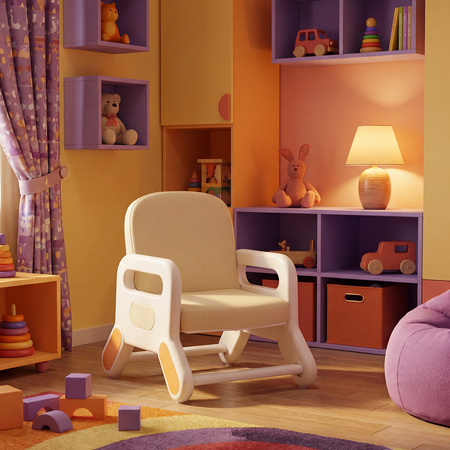 Fotel dziecięcy Spacetronik XD SPC-XD-22 Kremowy