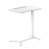 Buddy white table with manual height adjustment