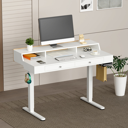 Elektryczne biurko Spacetronik SPEF141WL Frodi