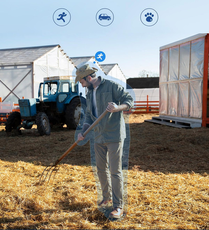 Kamera zewnętrzna LTE Reolink Go PT Ultra 4K biała