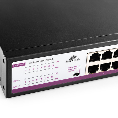 SWITCH 16-portowy SP-SG1016 Gigabit