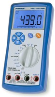 PeakTech 4390 digital multimeter with bargraph and USB