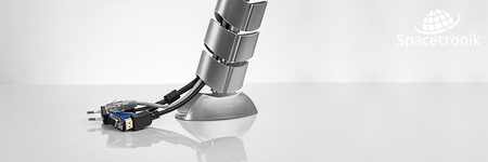 Spacetronik SPK-03S 80c stříbrné vedení kabelů