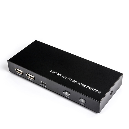 USB + DP 2/1 Spacetronik KVM prepínač SPD-KVM02