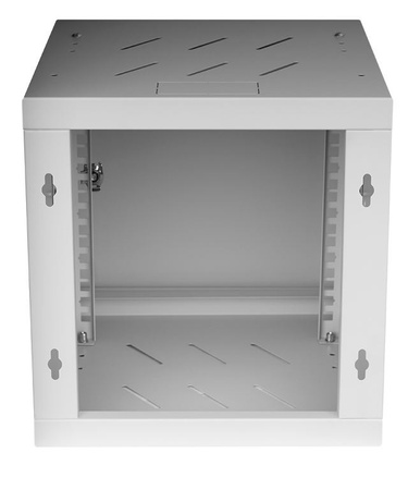 Szafa RACK 10'' 6U 300x300mm SZARA Drzwi stalowe