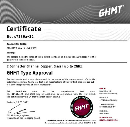 LAN Patchcord CAT 8.1 GHMT S/FTP weiß 3m