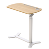 Buddy adjustable table on wheels white, wood