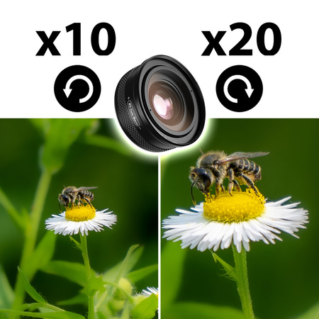 Obiektyw makro ZoomMacro 10-20X do smartfonów