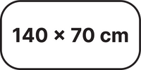 140x70 Zaokrąglony